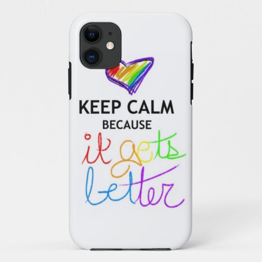 Blijf Kalmpjes Case-Mate iPhone Case (Achterkant)