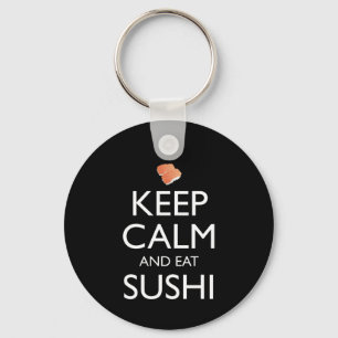 Blijf Kalmpjes En Eet Sushi Sleutelhanger