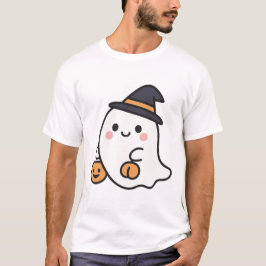 Blijf Kalmpjes en Geniet van het Griezelige Seizoe T-shirt