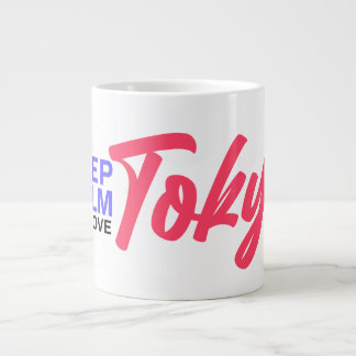 Blijf Kalmpjes en Houd van Tokyo Design Extra Grote Beker