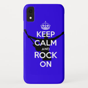 Blijf Kalmpjes en Rock Door iPhone XR Hoesje