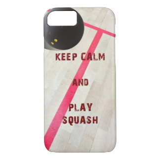 Blijf Kalmpjes en Speel Squash iPhone 8/7 Hoesje