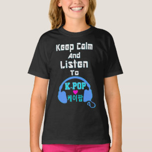 ♪♥Blijf Kalmpjes & Luister naar KPop American Appa T-shirt