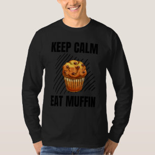 Blijf Kalmpjes Muffin Eten Vintage Grunge Snoepjes T-shirt
