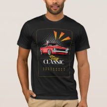 Blijf Klassieke Vintage Muscle Car Retro
