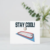 Blijf koel briefkaart (Staand voorkant)