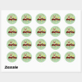 Blijf Koel Kerst Rendier Sticker (Vel)