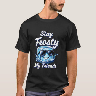 Blijf Koel Mijn Vrienden Grappig IJsbad Koude Douc T-shirt