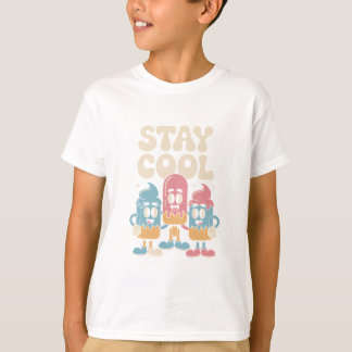 Blijf Koel Retro Ijs T-Shirt
