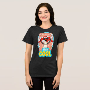 Blijf koel - Retro Mushroom T-shirt