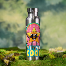Blijf Koel Retro Ster Waterfles