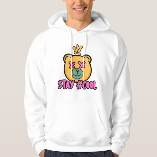 Blijf koel - Rustig in stijl! Hoodie (Voorkant)