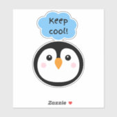 Blijf koel! sticker (Vel)