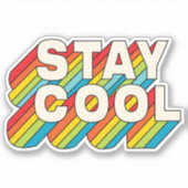 Blijf koel sticker (Voorkant)