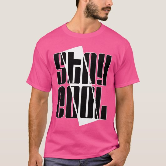 Blijf koel t-shirt (Voorkant)