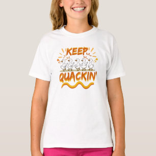 Blijf Kwakend (Dansen) Grappige Eenden Punt T-shirt