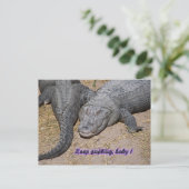 Blijf lachen, baby ! briefkaart (Staand voorkant)