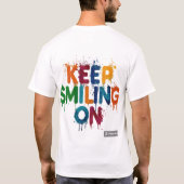 Blijf lachen t-shirt (Achterkant)
