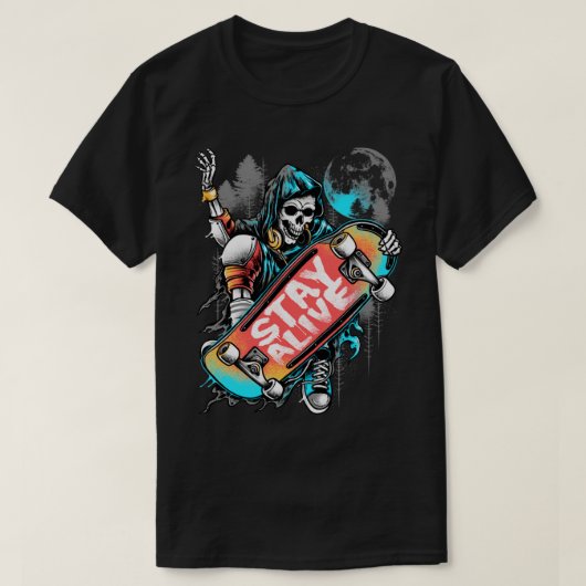 Blijf leven t-shirt (Design voorkant)