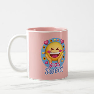Blijf Lief Tweekleurige Koffiemok