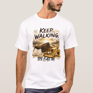 Blijf lopen – in geloof t-shirt