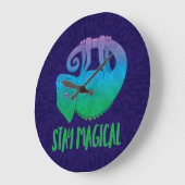 Blijf Magisch met Chameleon Grote Klok (Hoek)