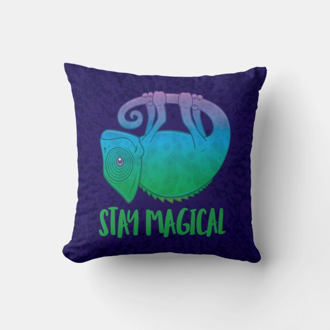 Blijf Magisch met Chameleon Kussen (Voorkant)