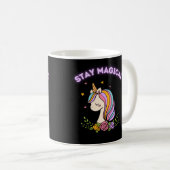 Blijf Magische Unicorn Koffiemok (Voorkant rechts)