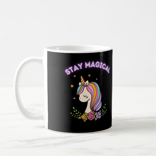 Blijf Magische Unicorn Koffiemok (Links)