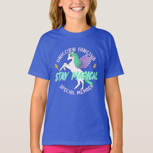 Blijf Magische Unicorn T-shirt (Voorkant)