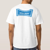 Blijf Man met Puft Marshmallow T-shirt (Achterkant)