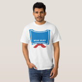 Blijf Man met Puft Marshmallow T-shirt (Voorkant volledig)