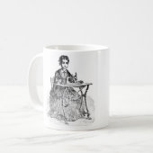 Blijf naaien... koffiemok (Voorkant links)