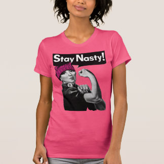 Blijf Nasty Pussyhat Protest Shirt