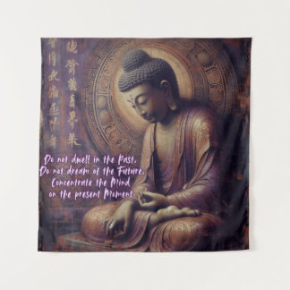 BLIJF NIET IN HET VERLEDEN WANDKLEED