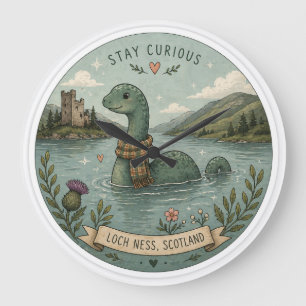 Blijf Nieuwsgierig Knus Cryptid Nessie Loch Ness M Grote Klok