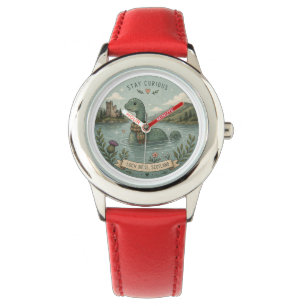 Blijf Nieuwsgierig Knus Cryptid Nessie Loch Ness M Horloge