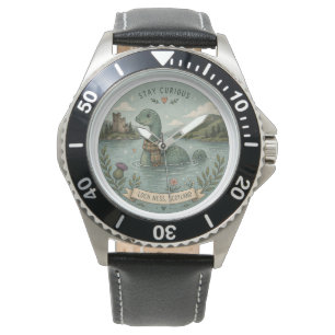 Blijf Nieuwsgierig Knus Cryptid Nessie Loch Ness M Horloge