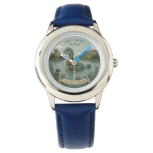 Blijf Nieuwsgierig Knus Cryptid Nessie Loch Ness M Horloge