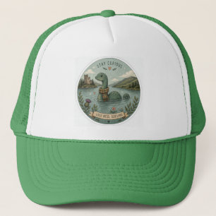 Blijf Nieuwsgierig Knus Cryptid Nessie Loch Ness M Trucker Pet