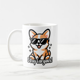 Blijf nieuwsgierig! Schattigee Cogri Dog Pun Koffiemok