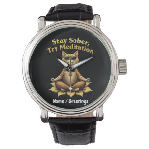 Blijf nuchter Probeer Meditatie Pad om te winnen Horloge
