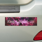 "Blijf omhoog kijken" Bumperstickers V (Op auto)