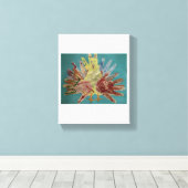 Blijf op Canvas Afdruk (Insitu (Houten vloer))