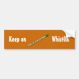 Blijf op de Bumpersticker van Whistlin.