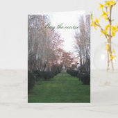 Blijf op de cursuskaart kaart (Gele Bloem)