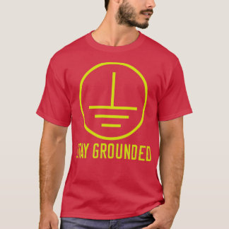 Blijf op de grond als Funny Electrice Lineman Elec T-shirt