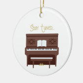 Blijf op de hoogte keramisch ornament (Links)