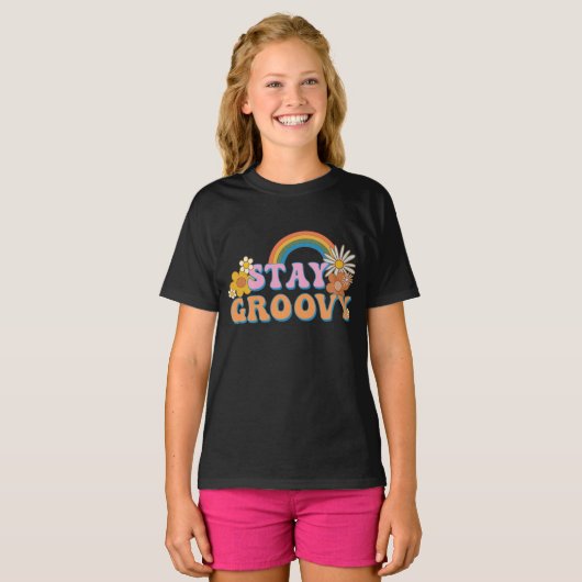Blijf op de shirten met Vibes Retro T-shirt (Voorkant volledig)