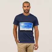 Blijf op die positieve koers! t-shirt (Voorkant volledig)